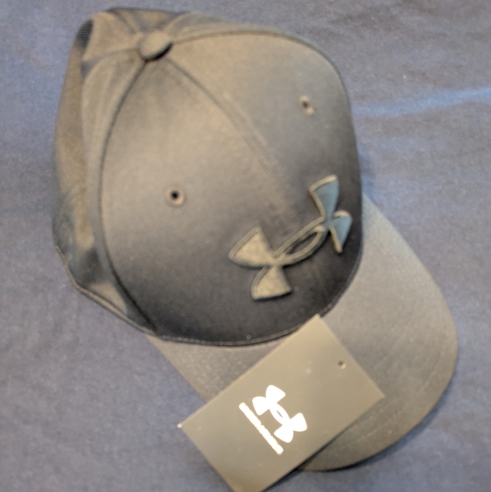 Under Armour Black Curved-Brim Performance Cap